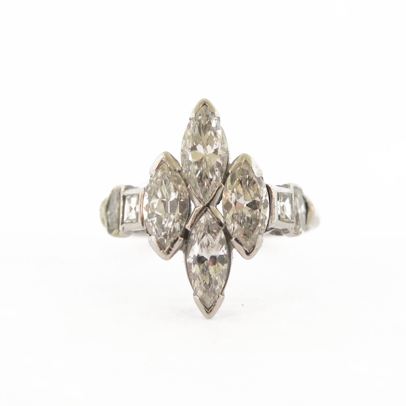 Navette Marquise Diamond Ring