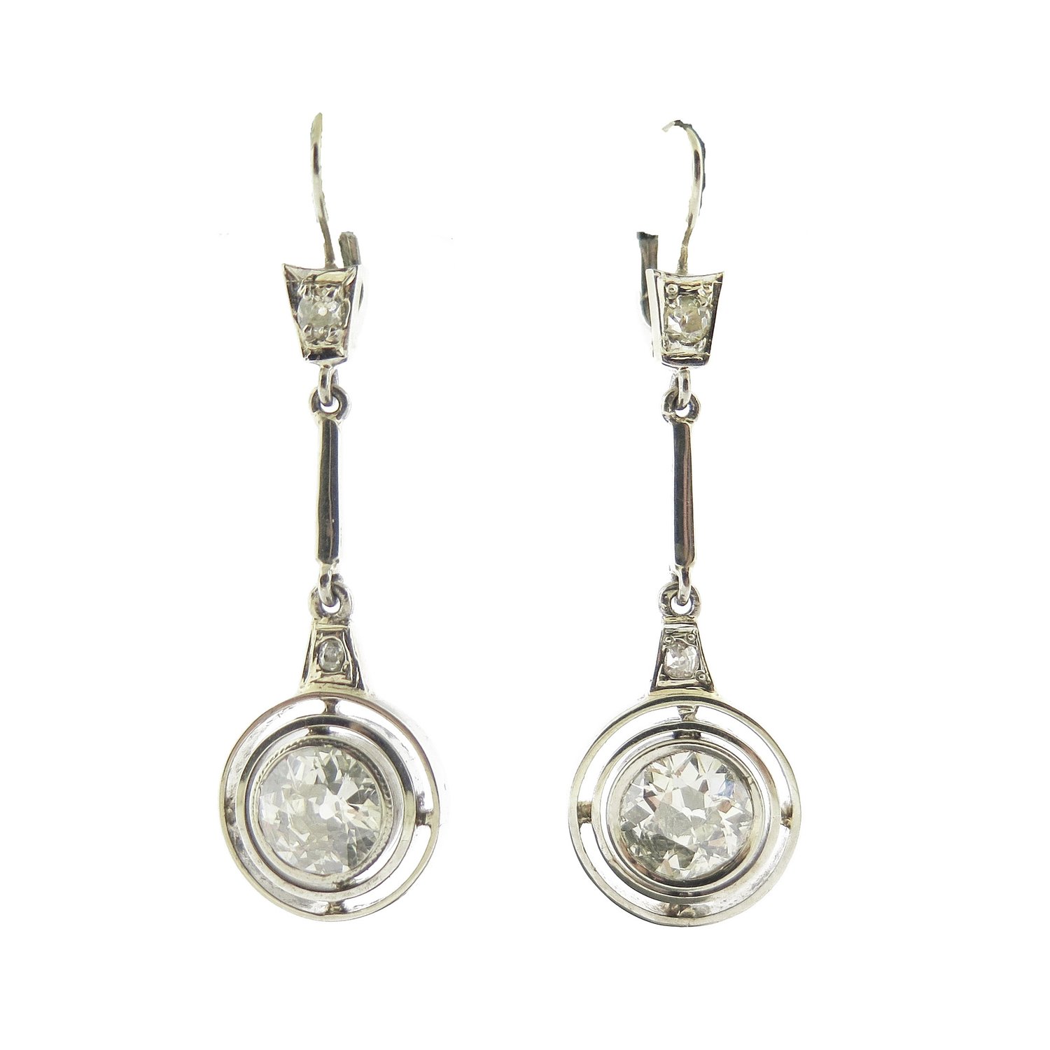 Diamond Drop Earrings