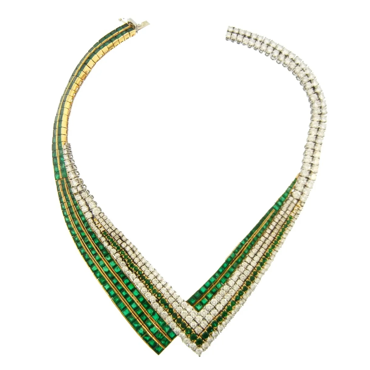 Emerald & Diamond Necklace