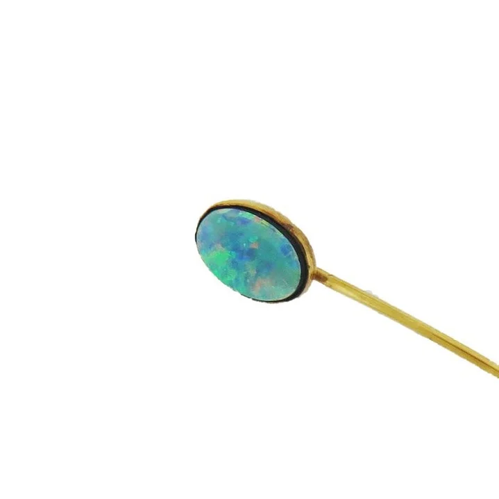 Opal Oval Stick Pin