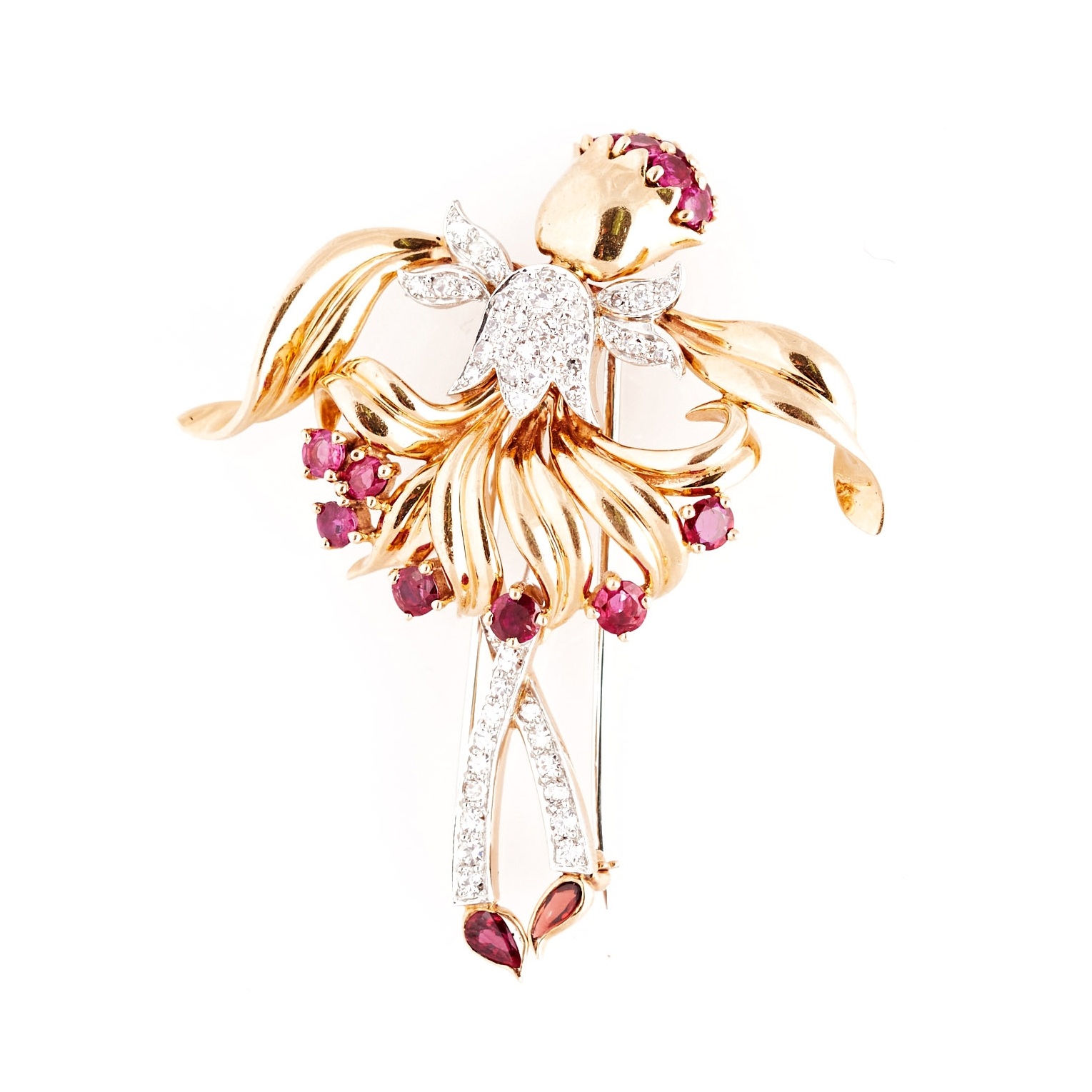 Gem-Set Dancing Flower Clip