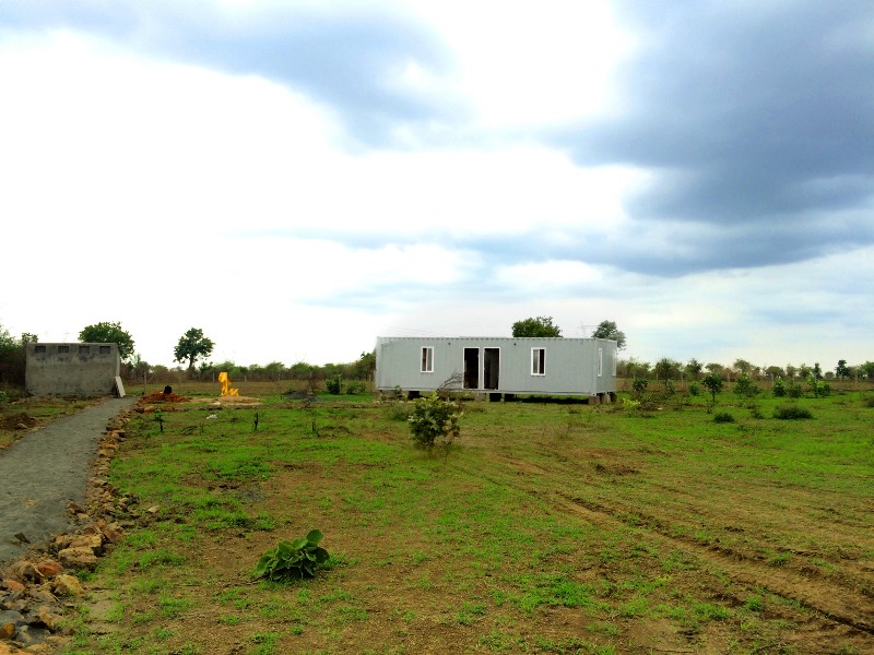 The container housing the classroom of Emmanuel School in Nagpur