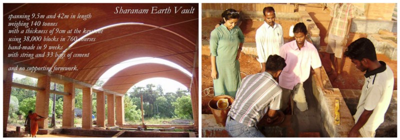 Left: The vault of Sharanam Rural development Centre; Right: Trupti and team Source