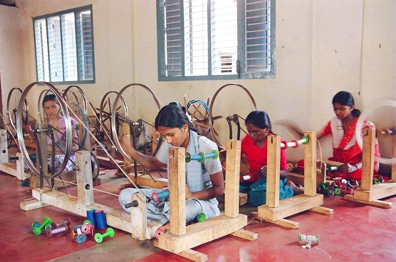 Women weavers at the Charaka Collective Source: Facebook