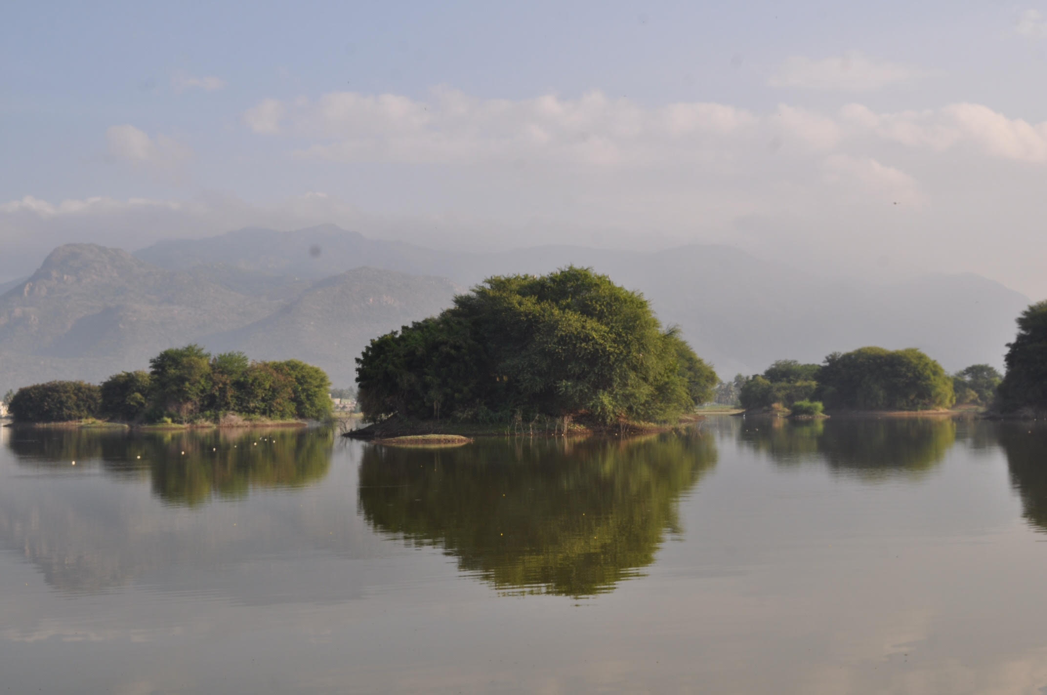 The 58 acre Mookaneri Lake in Salem, Tamil Nadu, now transformed into Maariamman Sthalam, a sacred space of the Goddess Maariamman