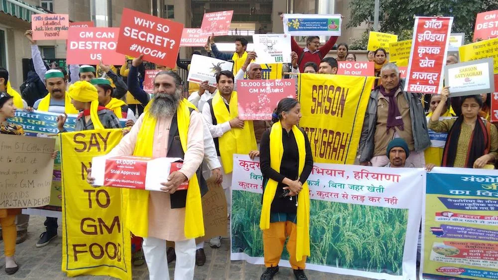 Sarson Satyagraha Source: Facebook/ GM Watch India