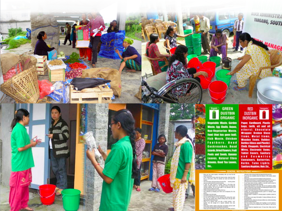 Training of residents and shopkeepers