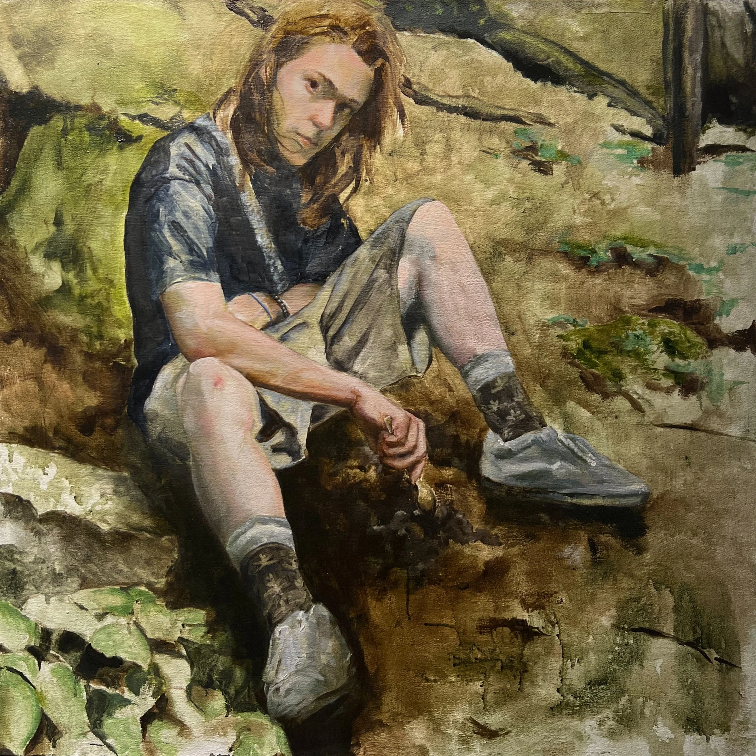 Down The Rabbit Hole
oil on canvas
36in x 36in
2022