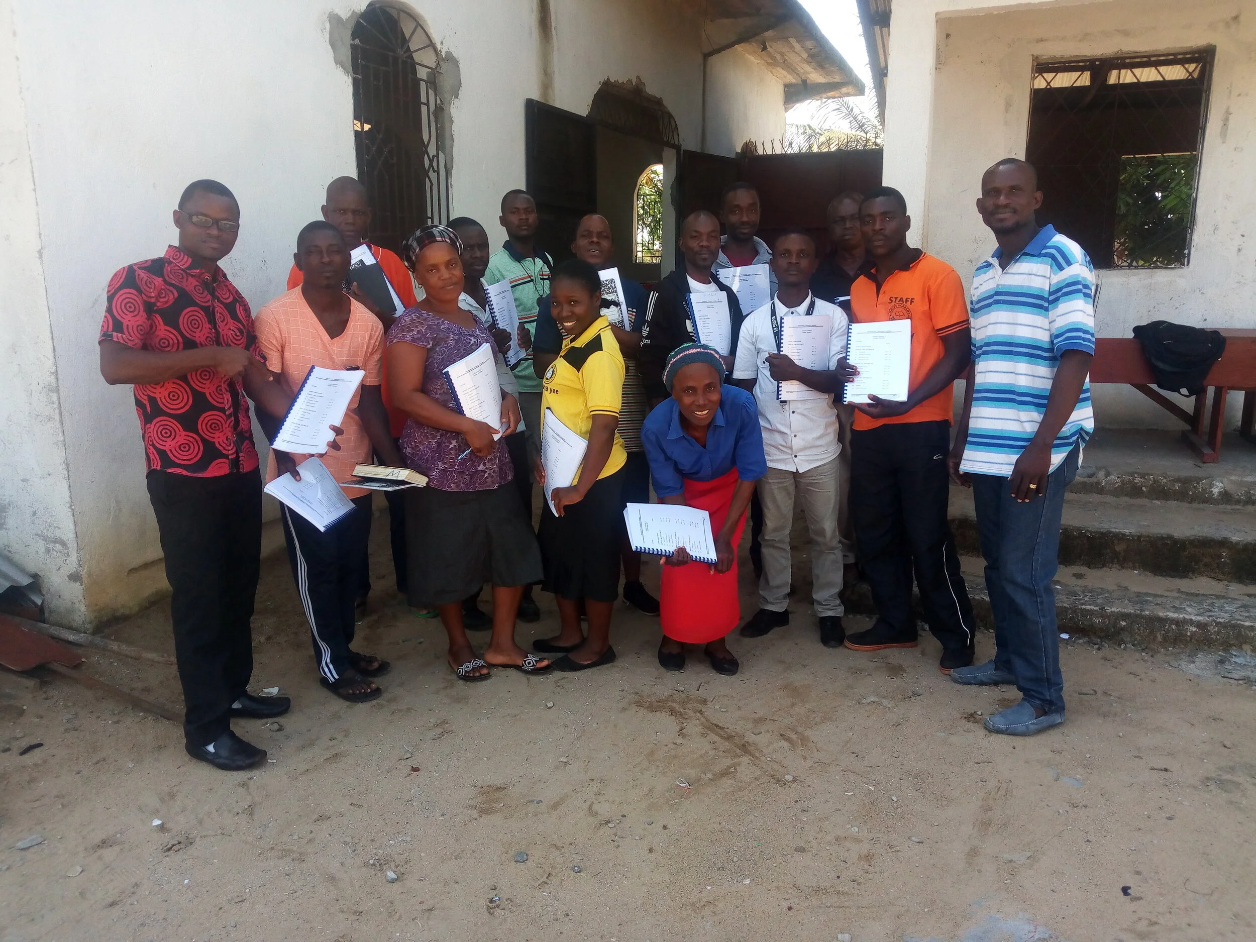 Students who met recently to kick-off a new Westminster Theological Academy course on Church History Survey I. The class is being conducted at the Trinity Orthodox Bible Church in Paynesville for the 2019-20 school year. Pastor Elijah Debah is facilitating the course.