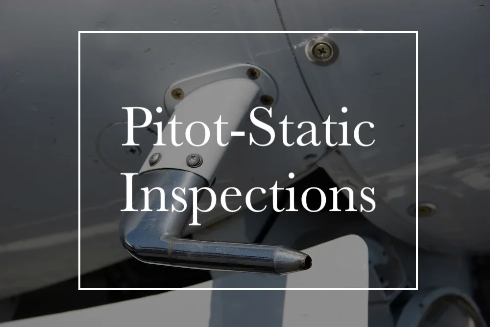 We can service your pitot-static system and help you with the required 24-month inspection. Call us today !