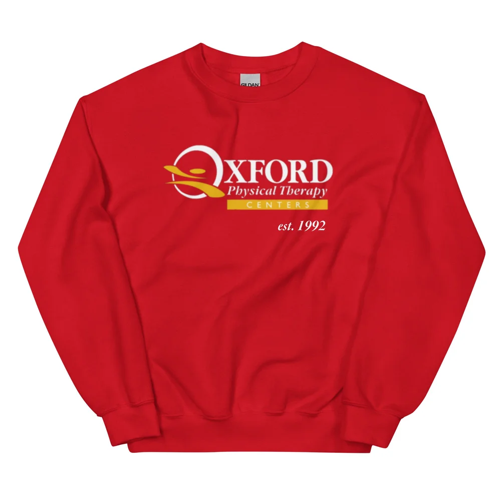 Red Oxford Sweatshirt Rare Vintage Oxford University Shield Crest
