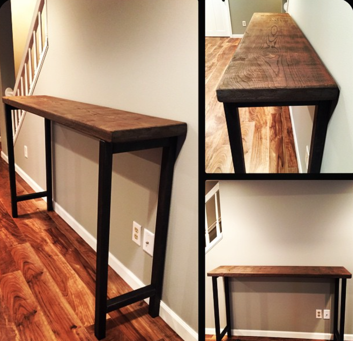 Counter-height hallway table