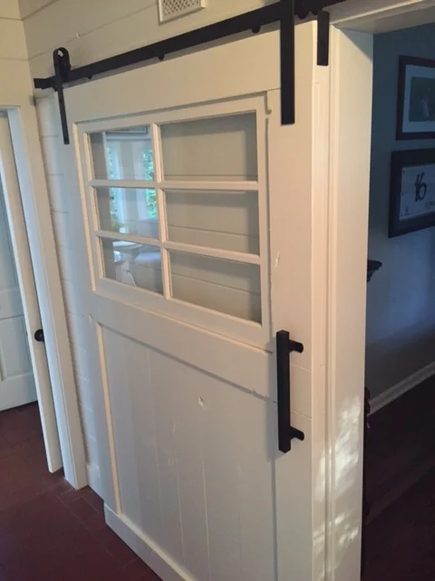 6 Pane window barn door