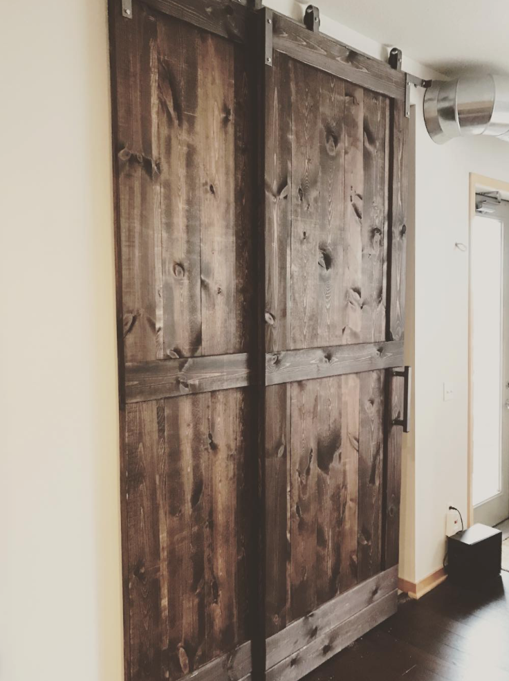 Double bypass Sheep Doors