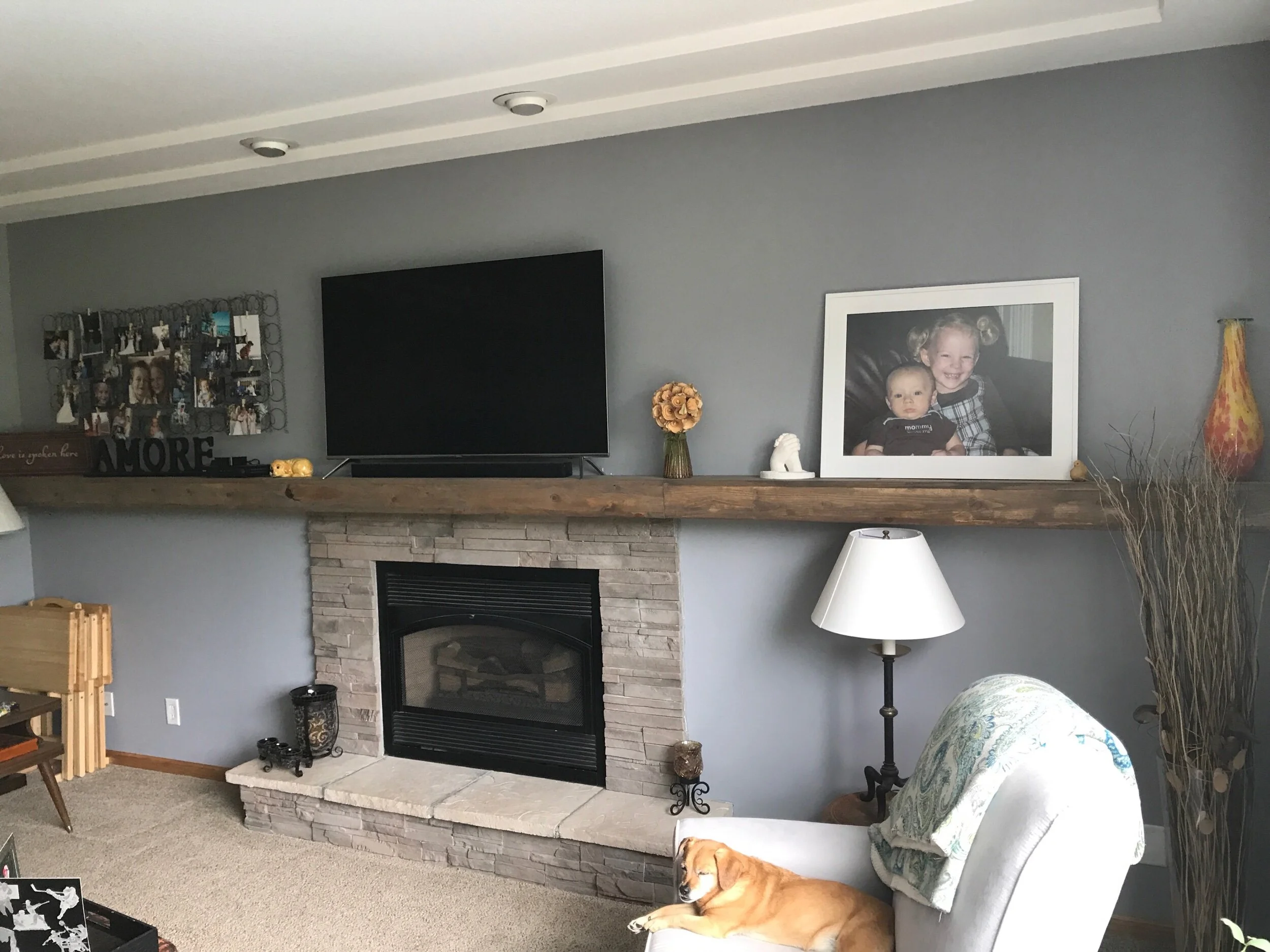 Long fireplace mantel.jpeg