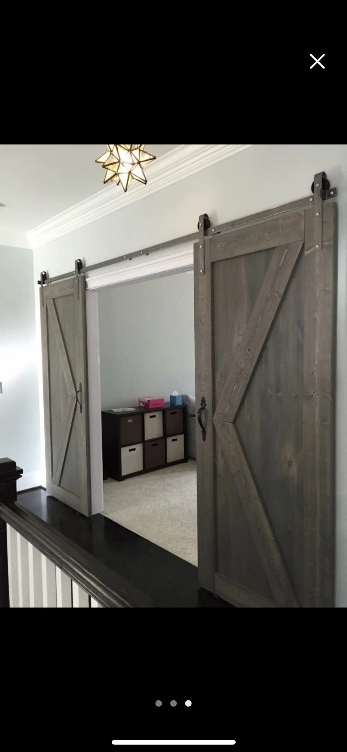 British brace double doors