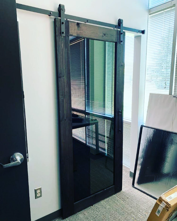Full Glass Barn Door