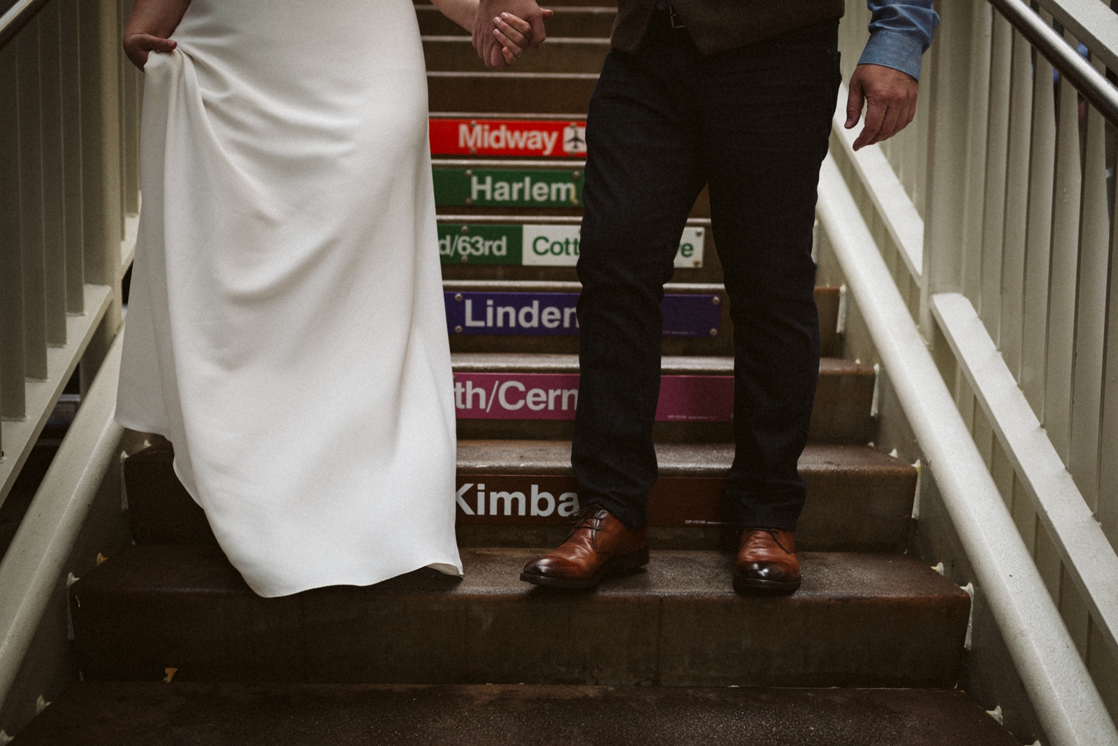Chicago el | Chicago elopement | lisa kathan photography