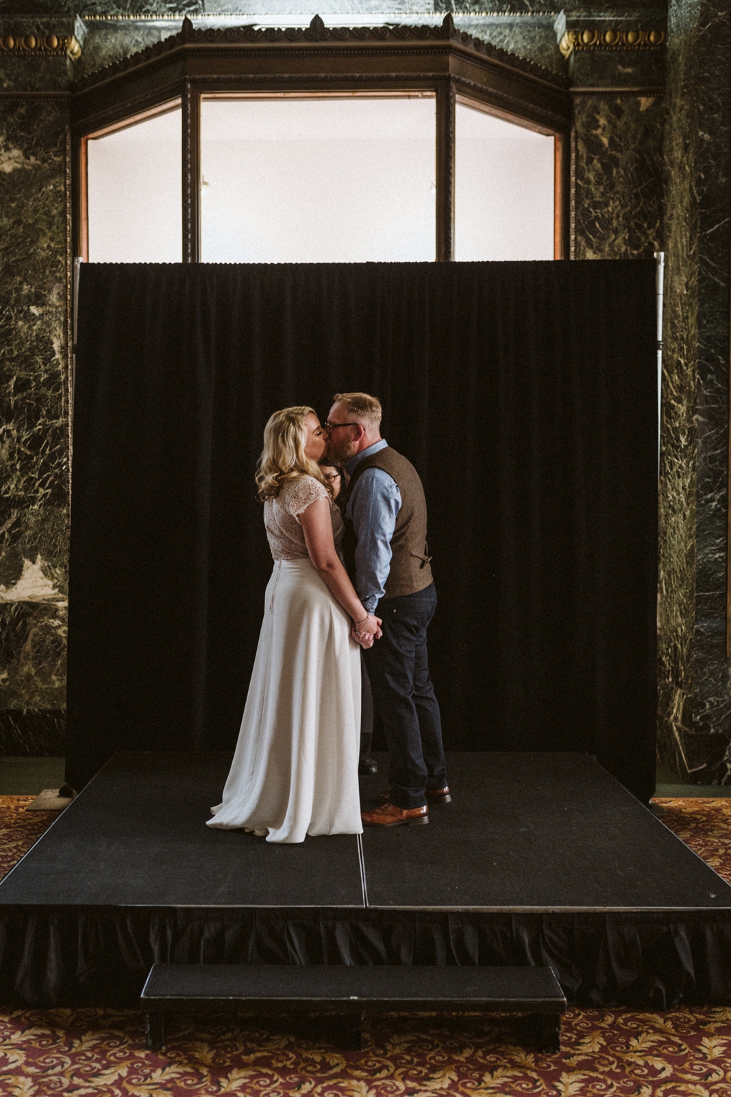 Chicago Cultural Center weddings | tiny weddings | lisa kathan photography