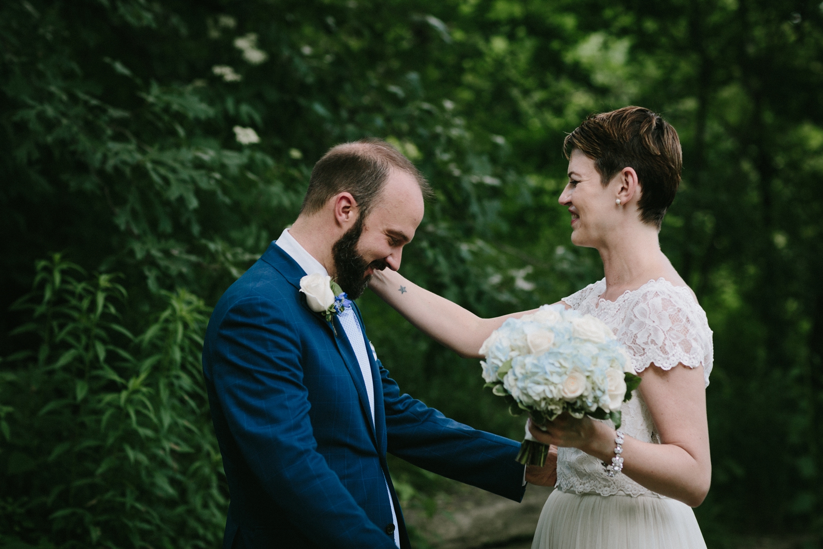 intimate wedding | alfred caldwell lily pond wedding | lisa kathan photography
