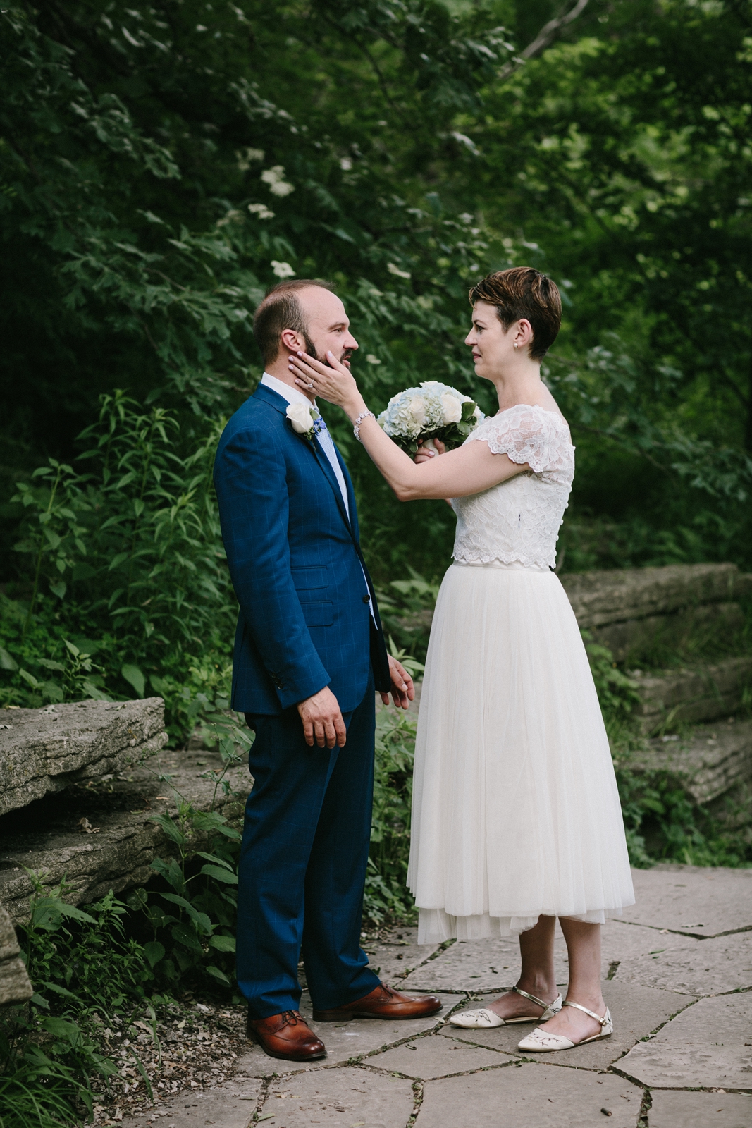 intimate wedding | alfred caldwell lily pond wedding | lisa kathan photography