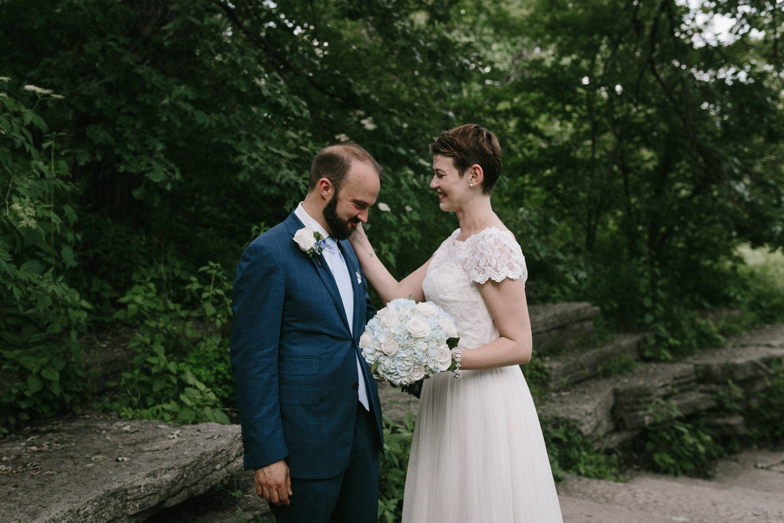 intimate wedding | alfred caldwell lily pond wedding | lisa kathan photography