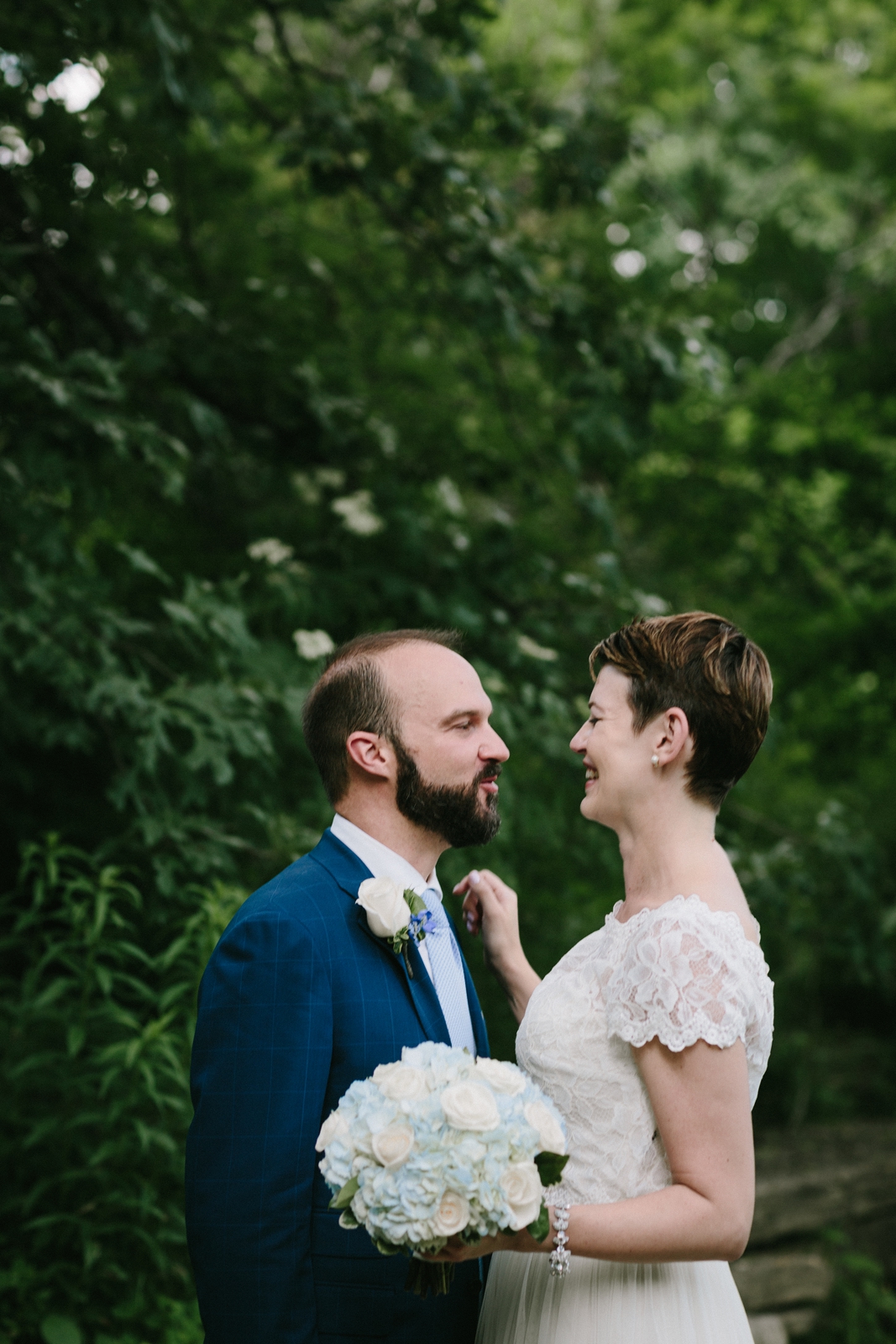 intimate wedding | alfred caldwell lily pond wedding | lisa kathan photography