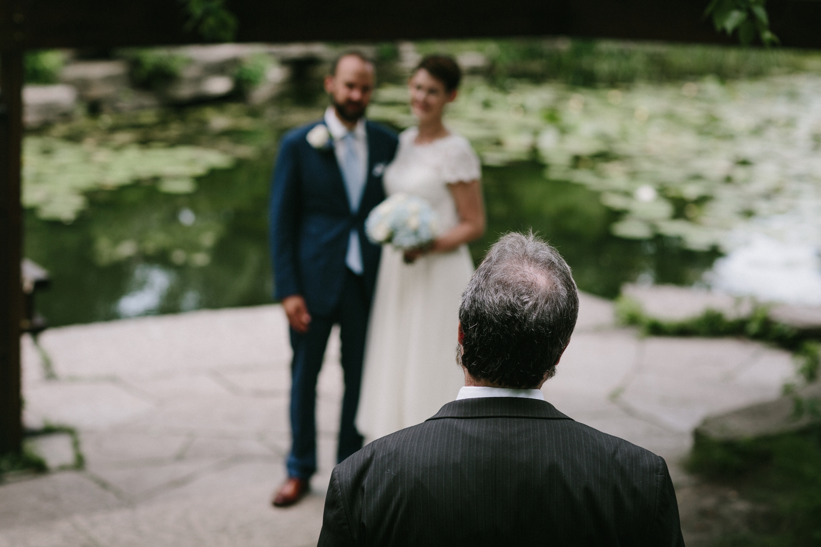 intimate wedding | alfred caldwell lily pond wedding | lisa kathan photography