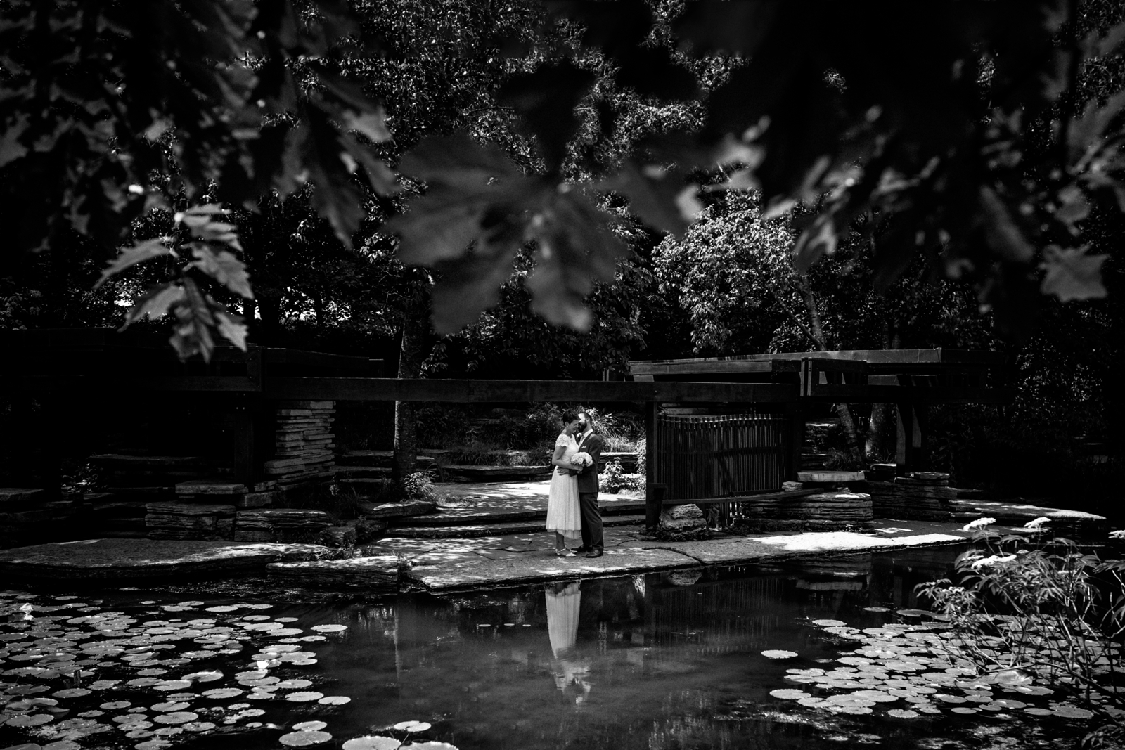 elopement | alfred caldwell lily pool wedding | lisa kathan photography