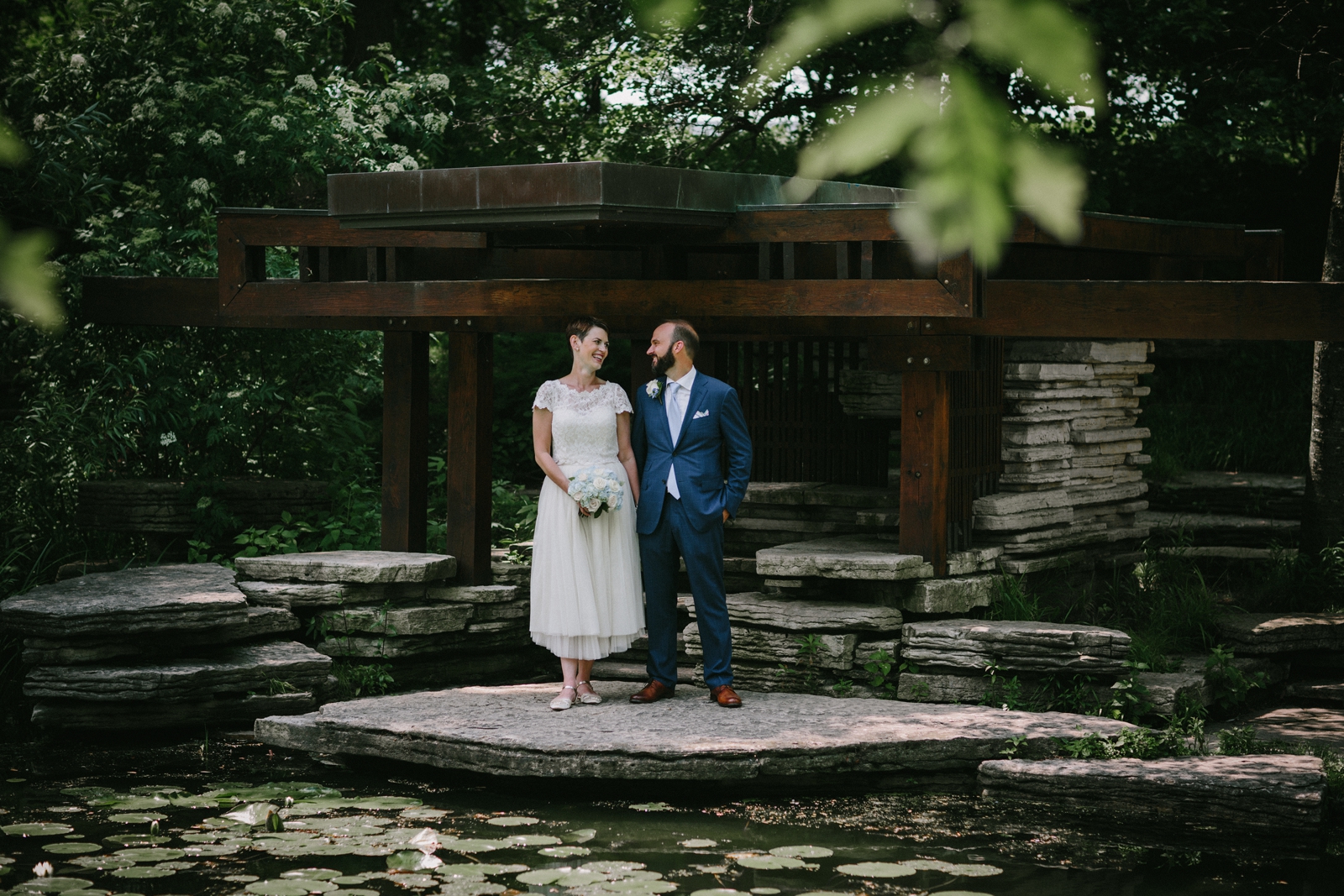 elopement | alfred caldwell lily pool wedding | lisa kathan photography