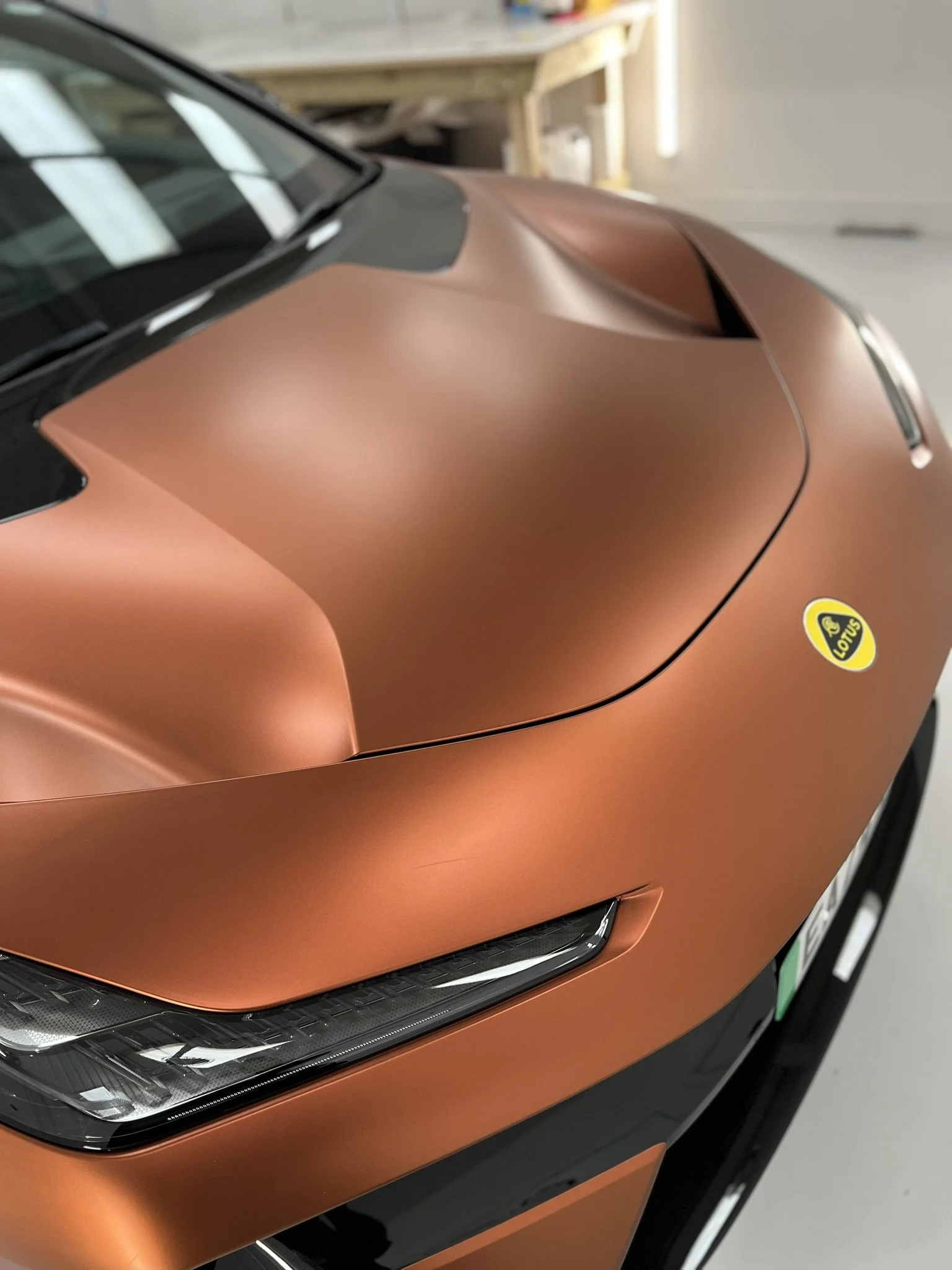 Lotus Electre in matte bronze