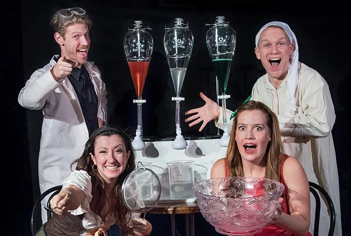 Jake Barley in 'The Imbible: Christmas Carol Cocktails'