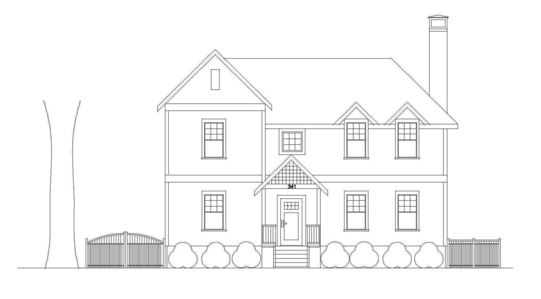 proposed front elevation