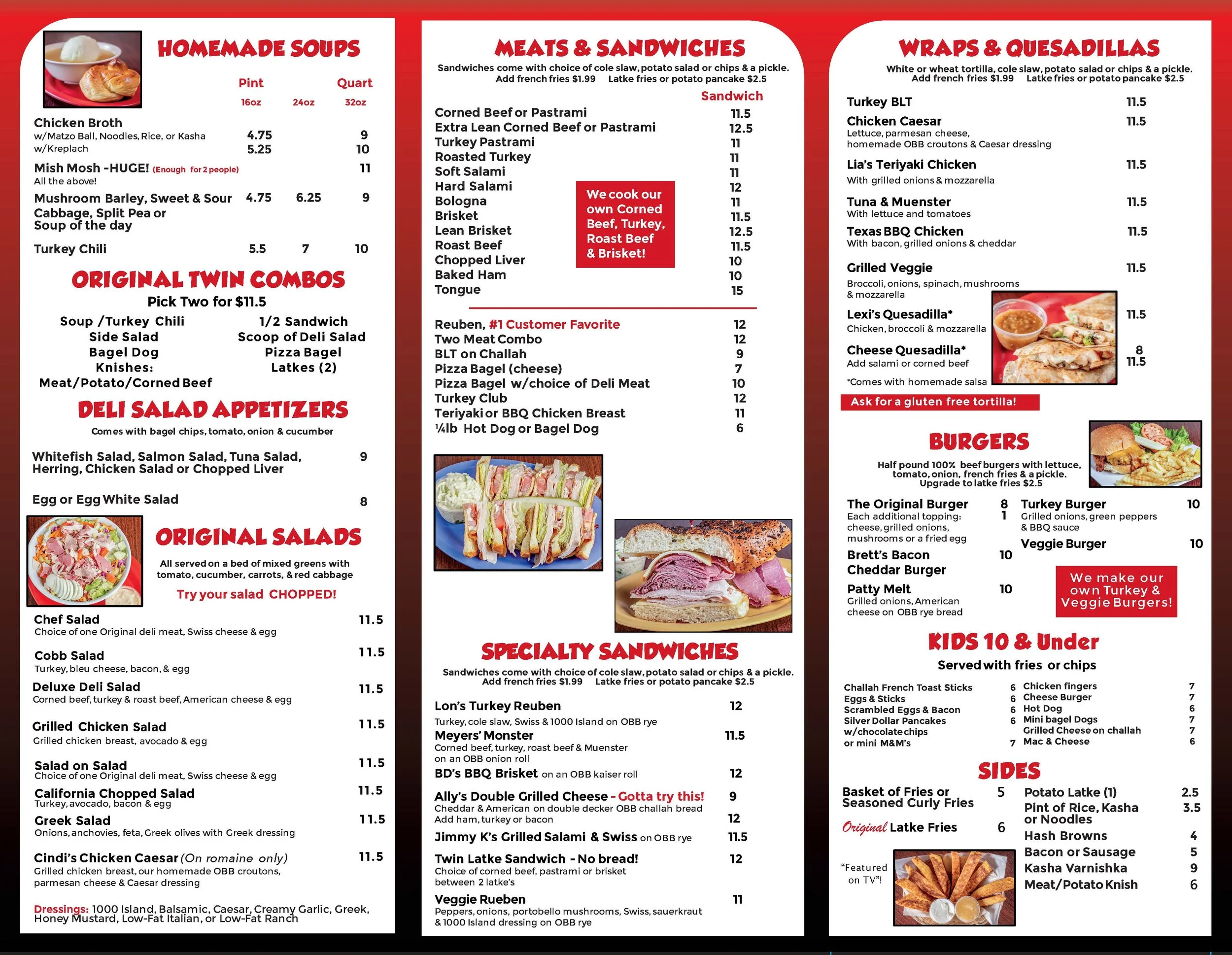 Menu — Original BAGEL & BIALY