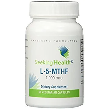 taking folate before and during pregnancy can help prevent birth defects of your baby's brain and spinal cord. unfortunately, an estimated 40% of us have a gene mutation (Mthfr) that makes it very difficult for our bodies to process folic acid. The methylated form, L-5-MTHF requires no additional metabolic steps to be used by the body, and is often the preferred choice for those with absorption or metabolic defects. L-5-MTHF efficiently supports DNA biosynthesis, homocysteine metabolism, and nervous system function. L-5-MTHF is easily absorbed and used by cells. It is the predominant folate in circulation and the only form of folate that can cross the blood-brain barrier.