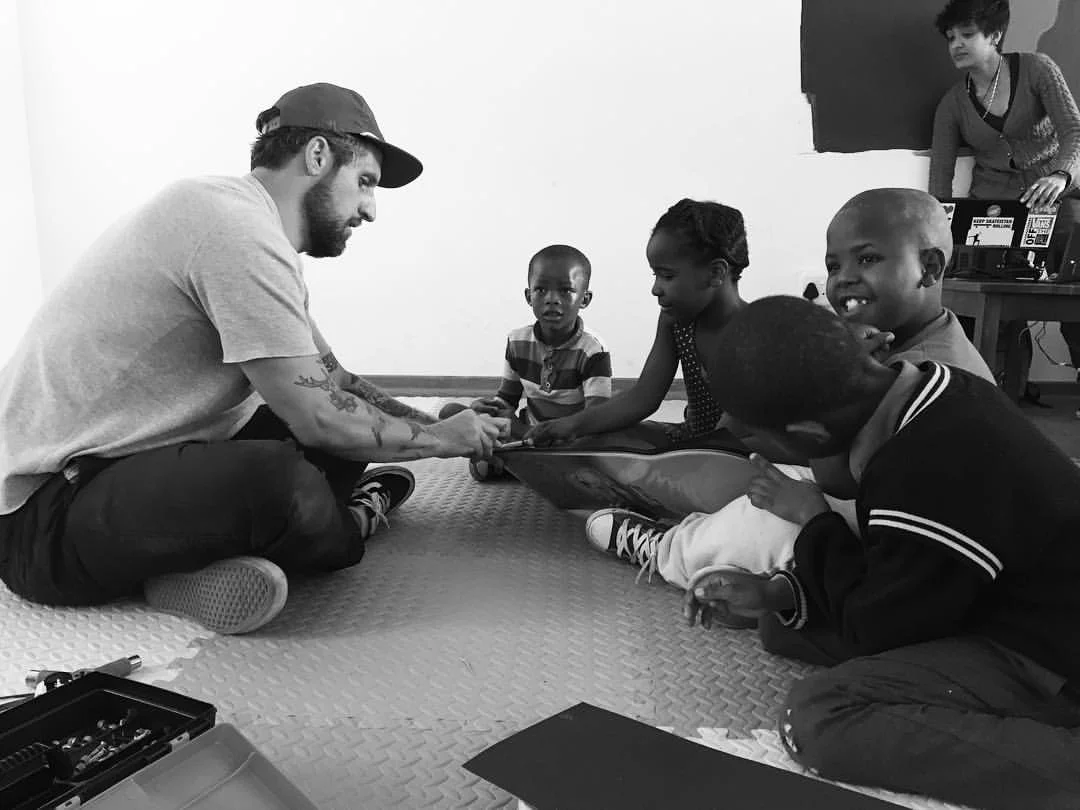Academy SK visit to Skateistan South Africa