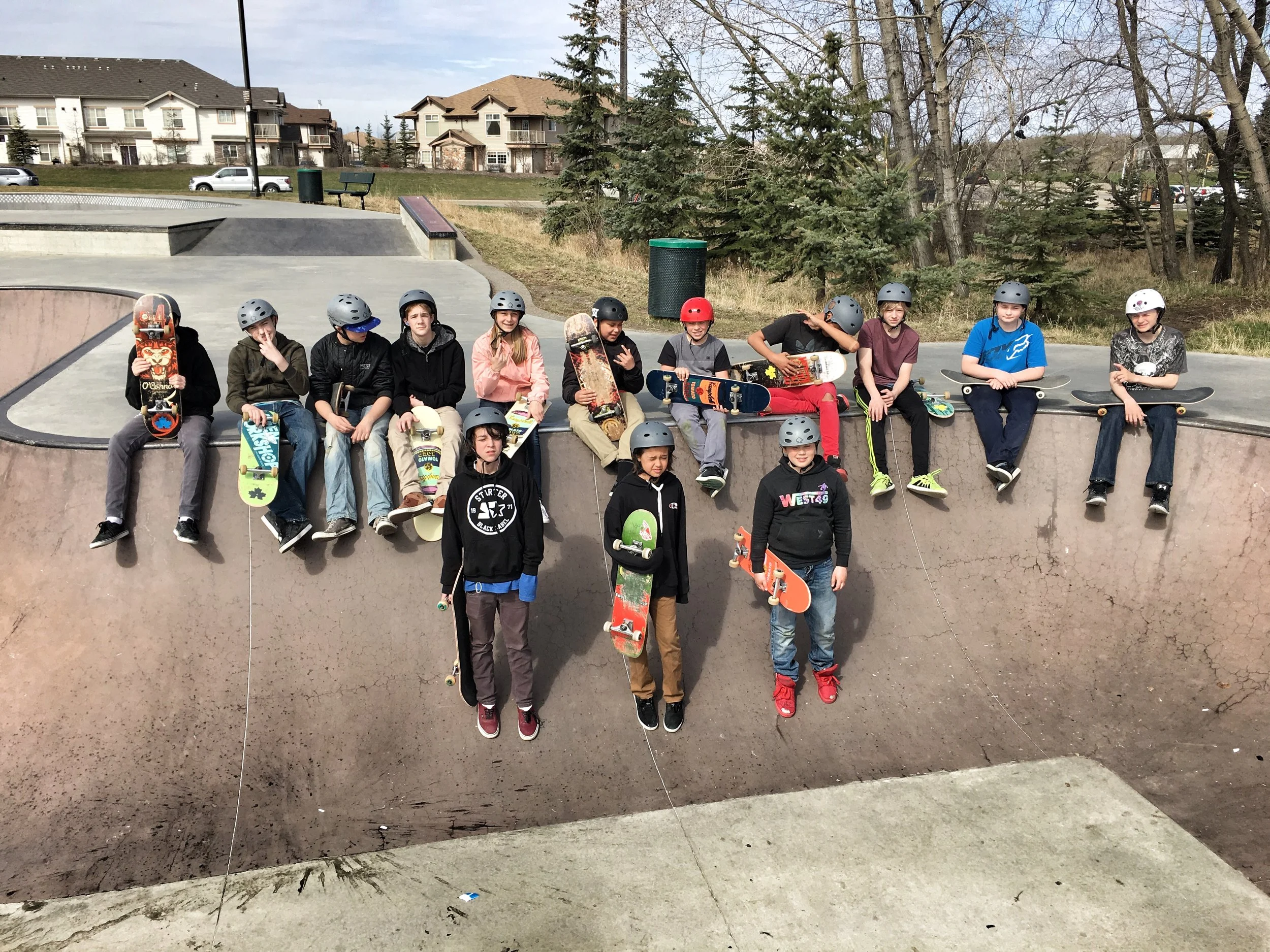 Skate Class continues to thrive as Canada's first school-based skateboard option for middle school students in Red Deer, Alberta.