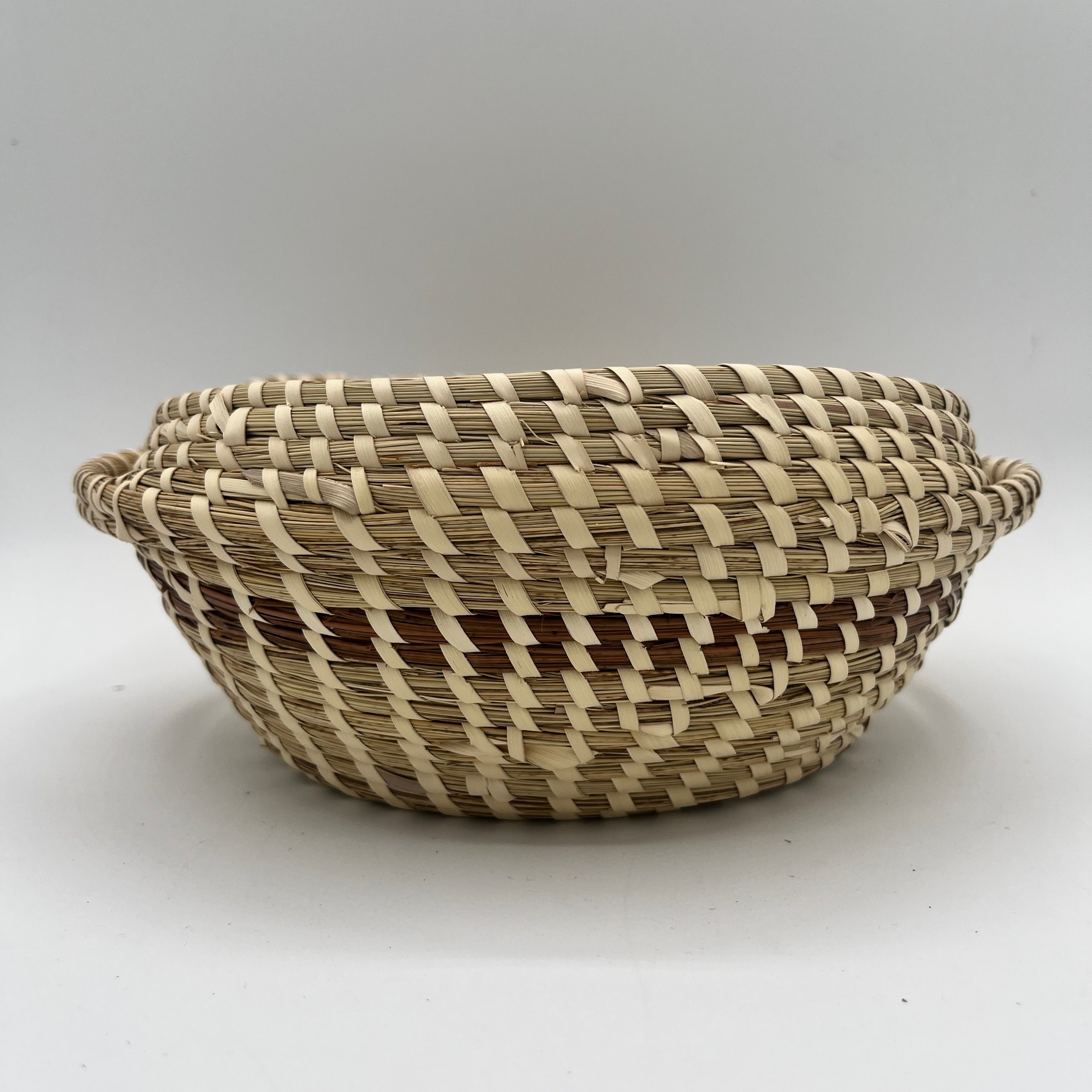 Carolina Sweetgrass Basket with Handles