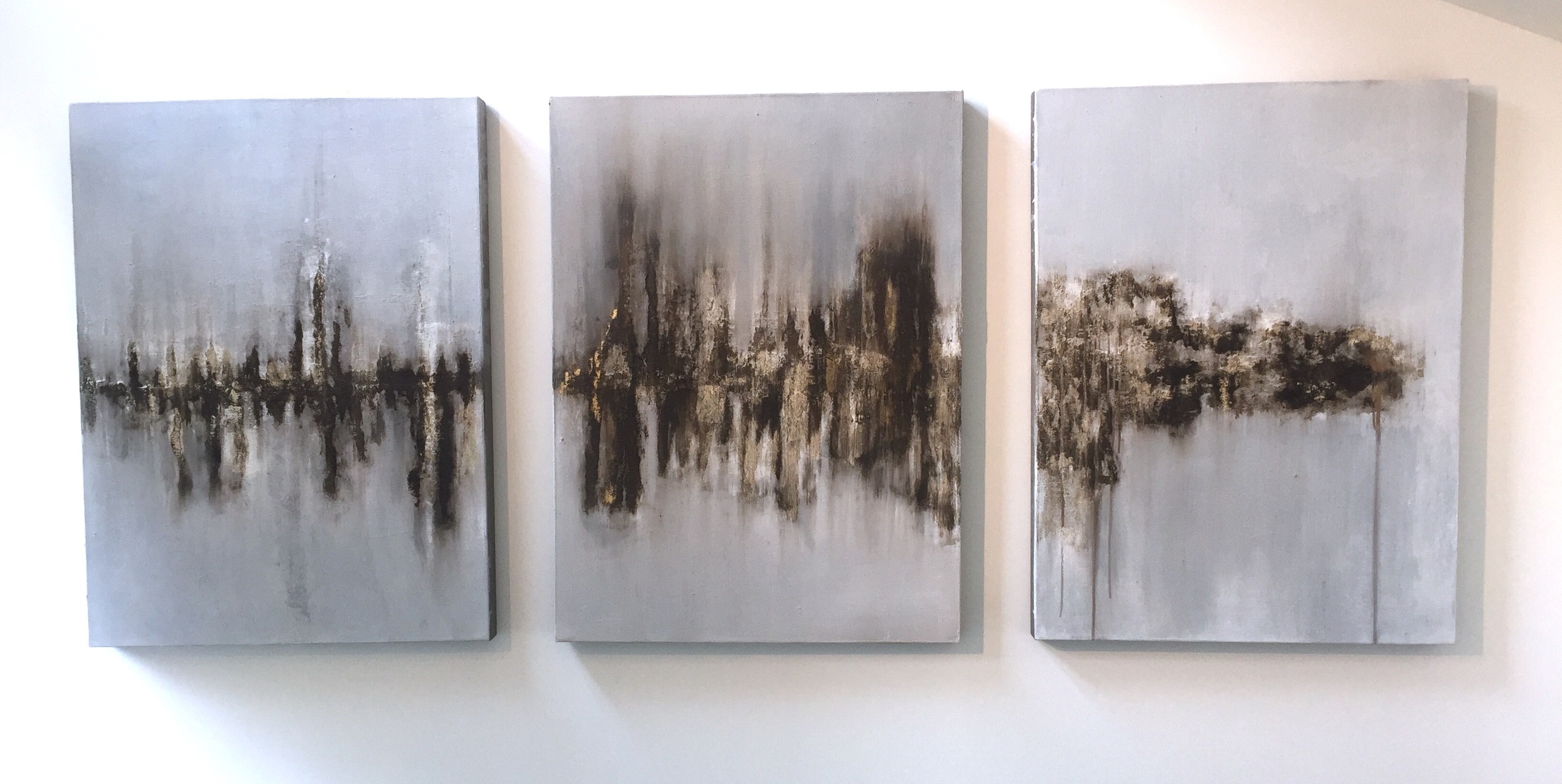 Scenes from the Land of Yomi, Triptych, Laura McCarthy 