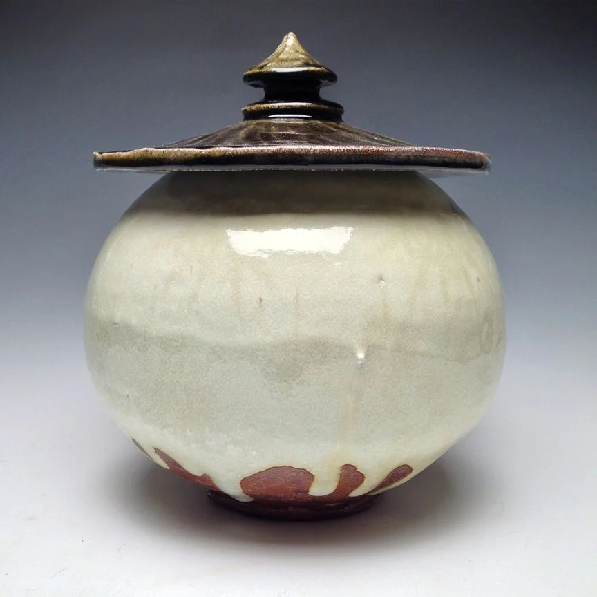 Yellow Glaze Grain Jar