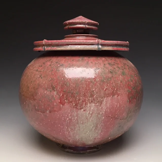 Pink Grain Jar