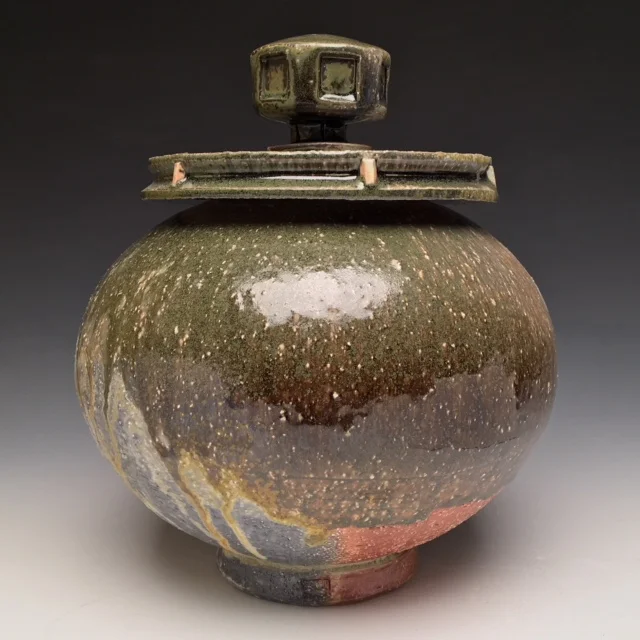 Amber Grain Jar