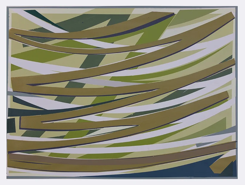  Title: Frantic  Medium: Acrylic paint on paper  Dimension: 17.5" x 25"  Date: 2017 