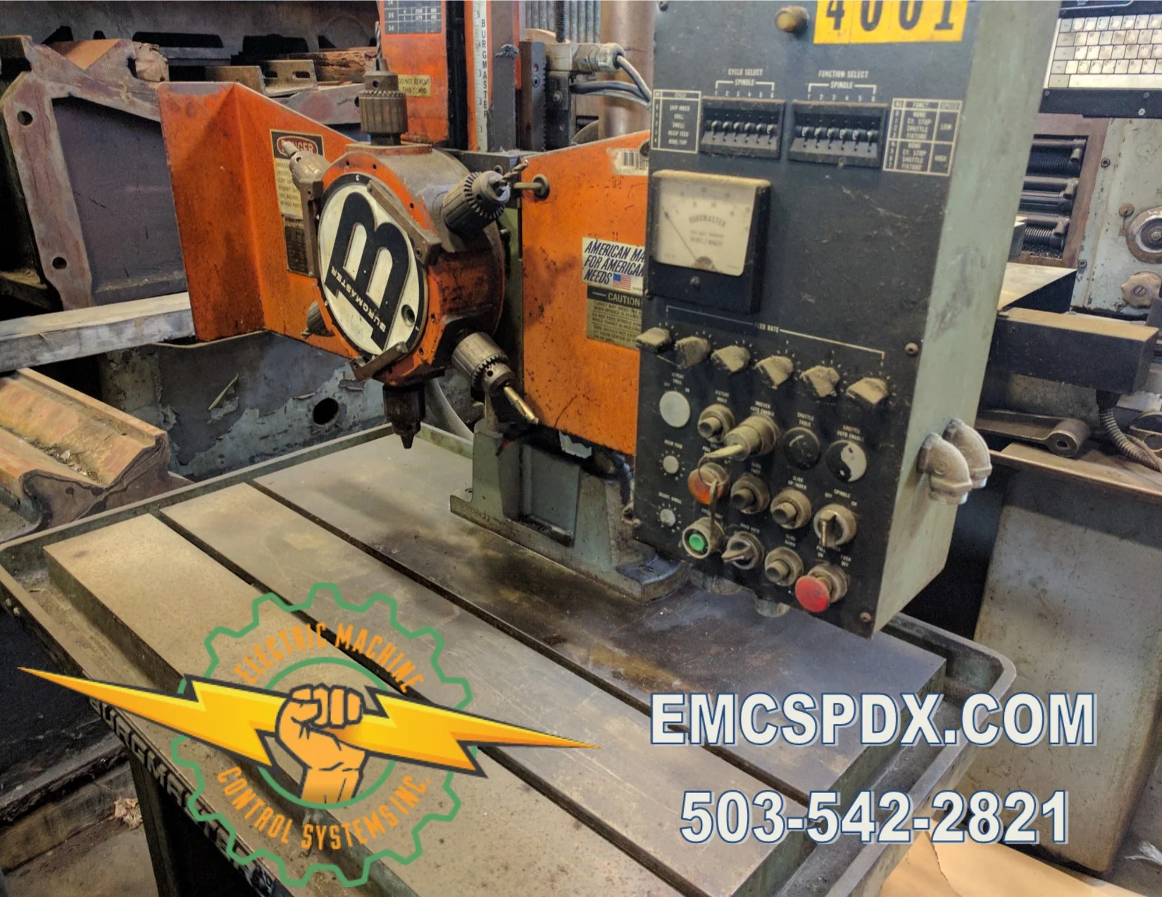 Burgmaster Turret 6 Drill Heads Model 