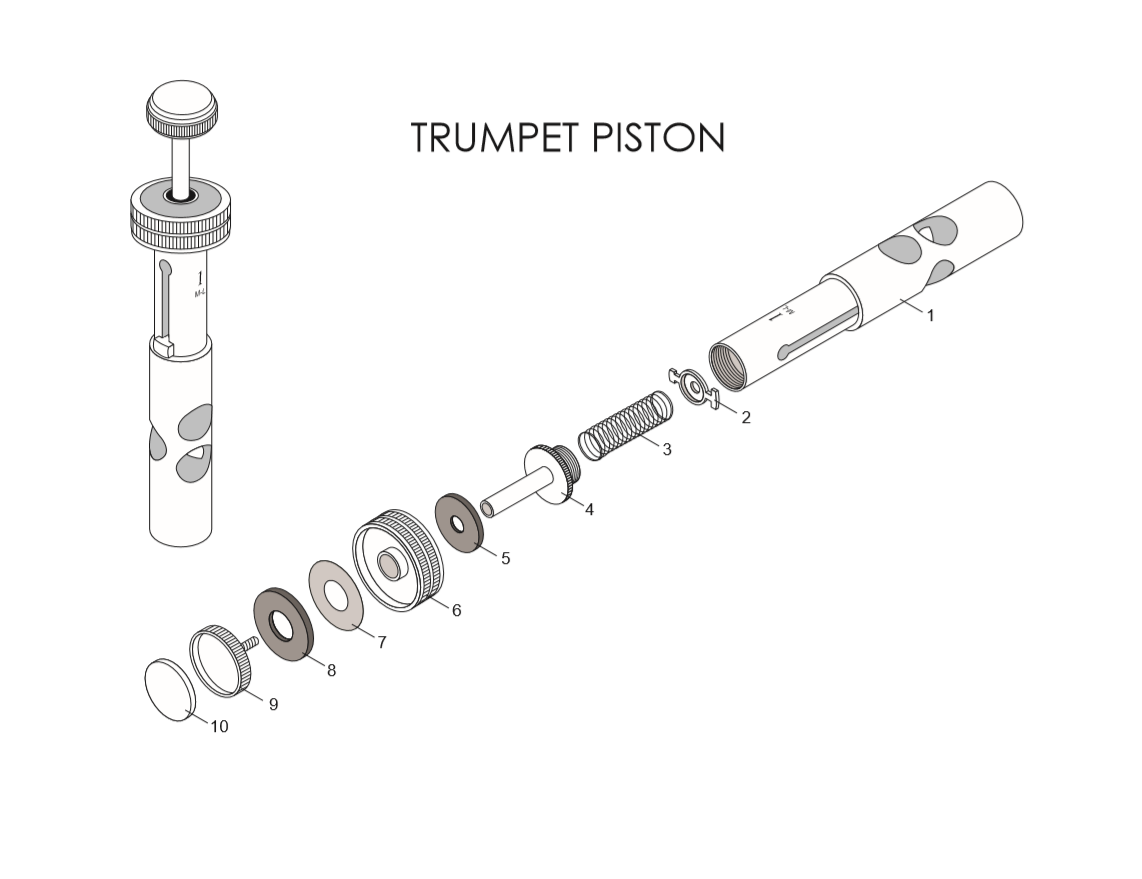 Trumpet Valve Parts Diagram