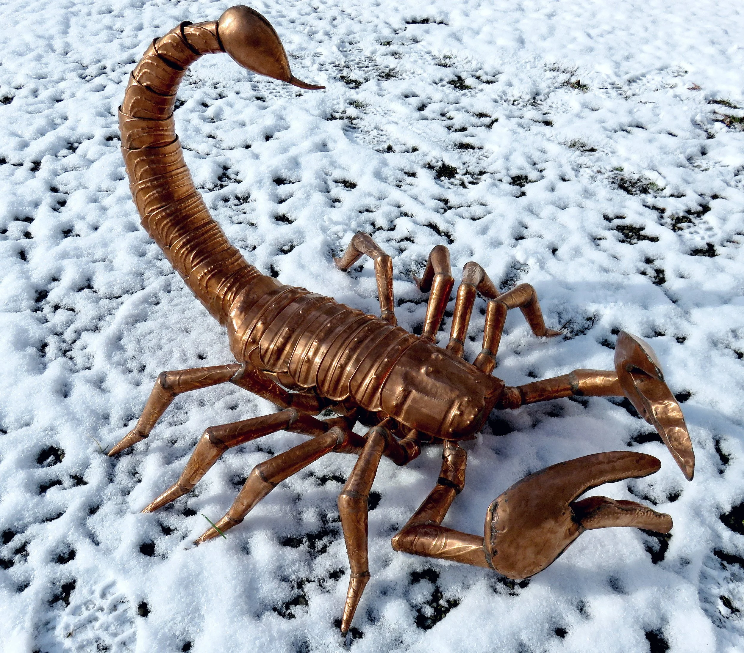 Copper Scorpion  36"x45"x25"