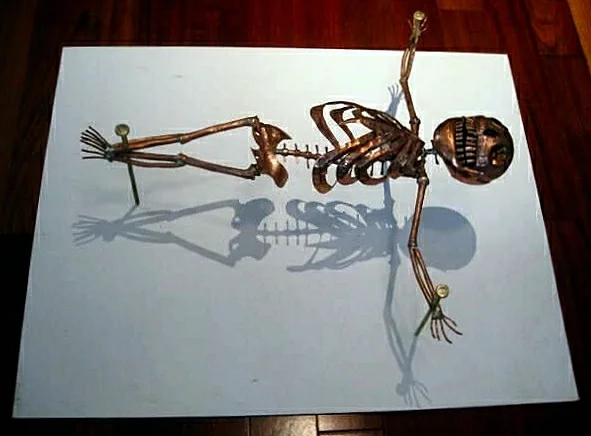 Crucified Copper  22"x19"x8"