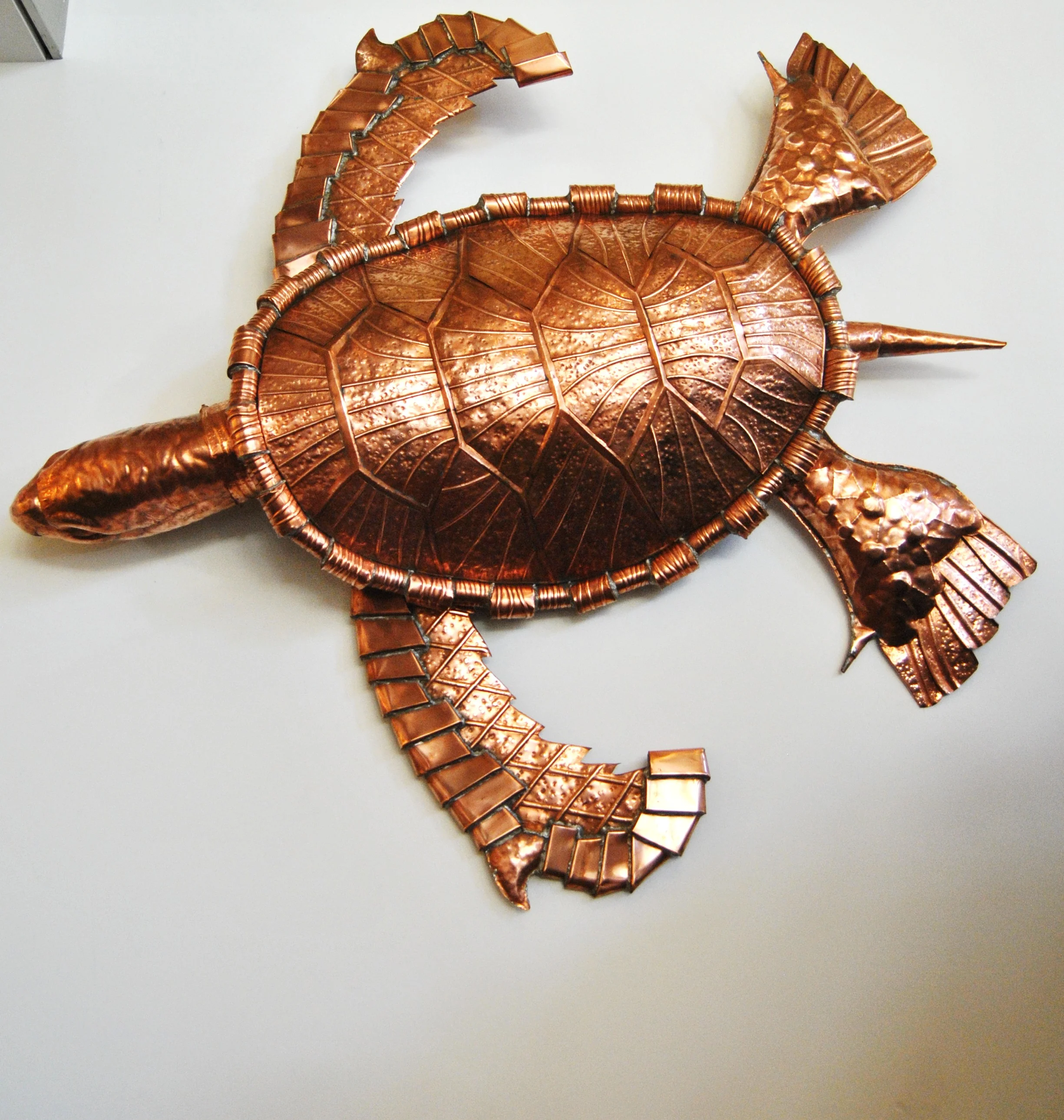 Copper Turtle  74"x48"x24"
