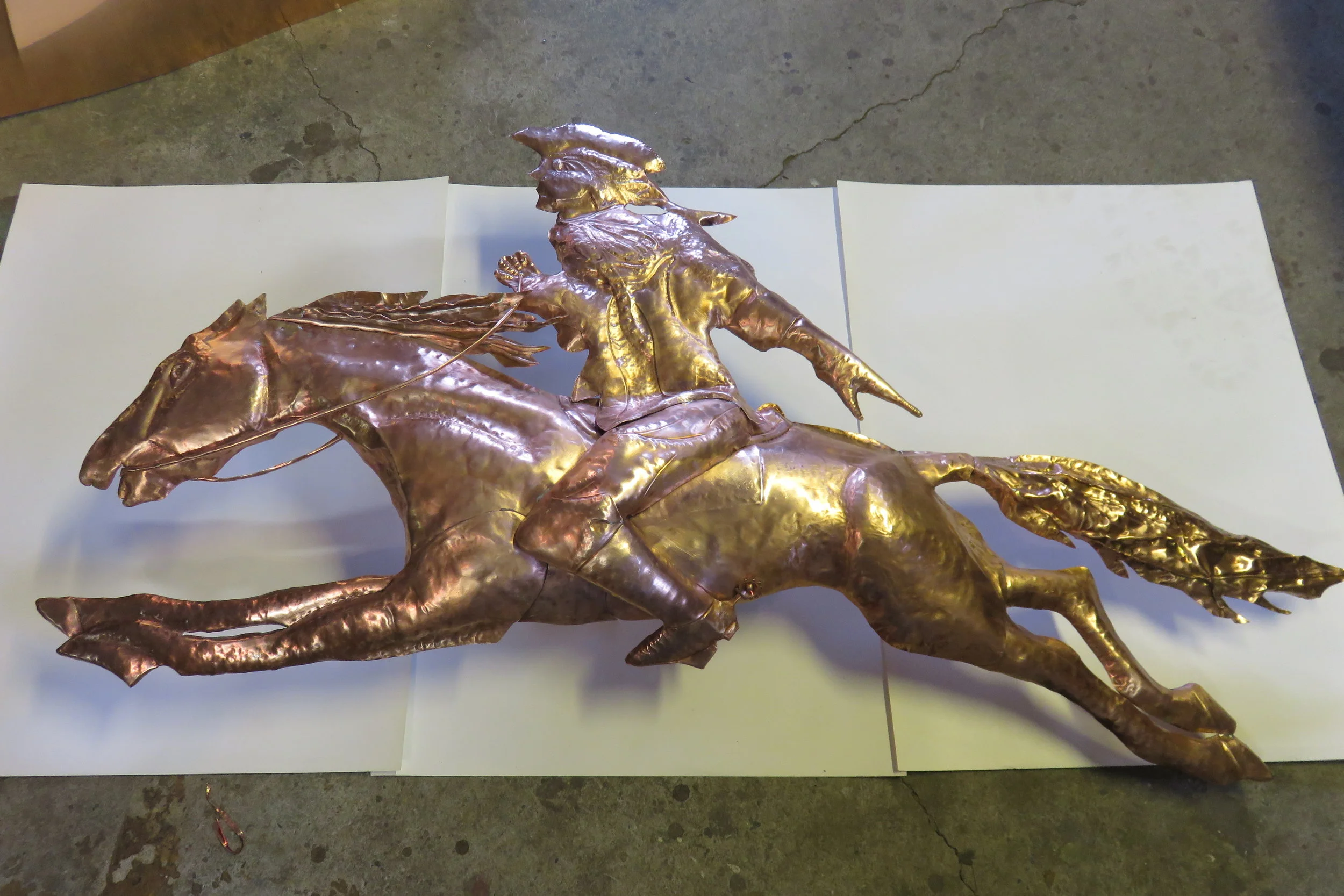 Paul Revere  40"x18"x5"