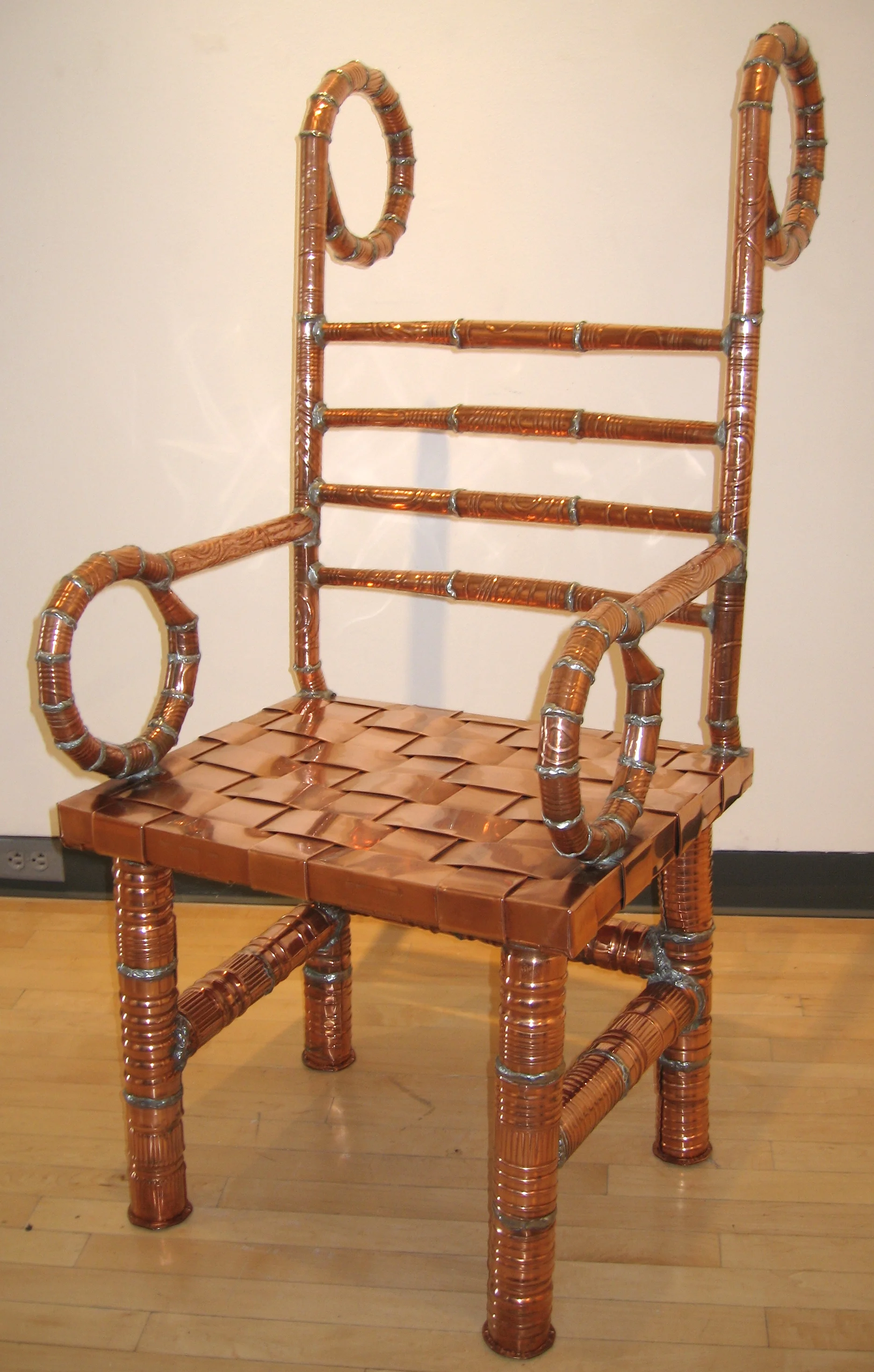 Copper Throne  47"x22"x28"